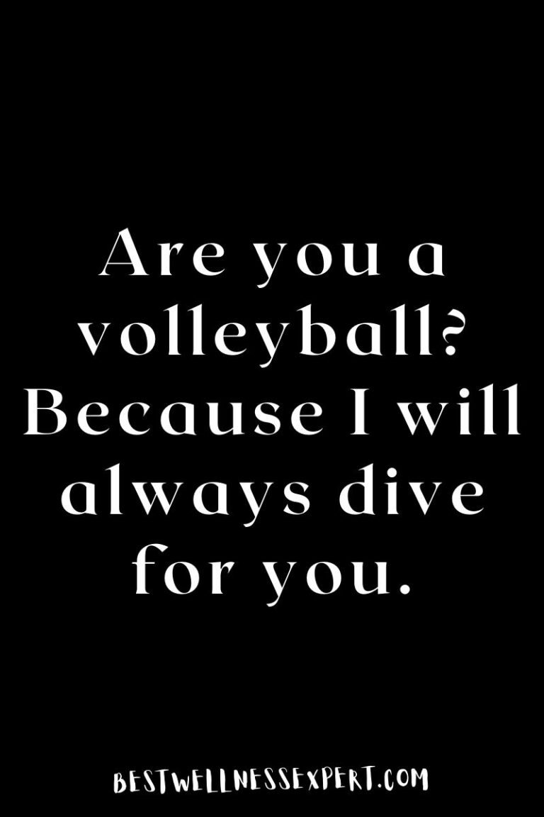 90+ Best Volleyball Pick Up Lines