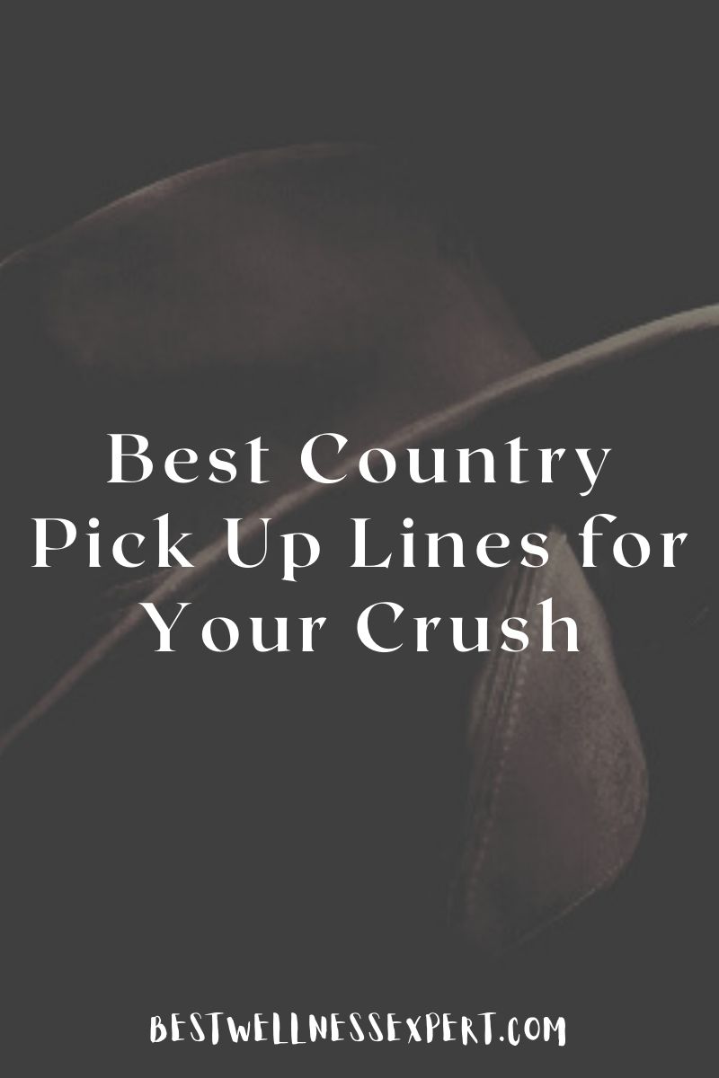 Dirty Country Pick Up Lines